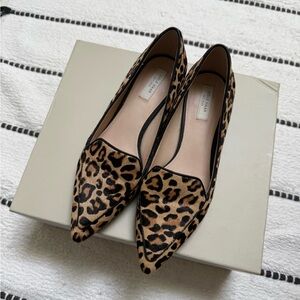 Cole Haan Ocelot Calf Hair Flats